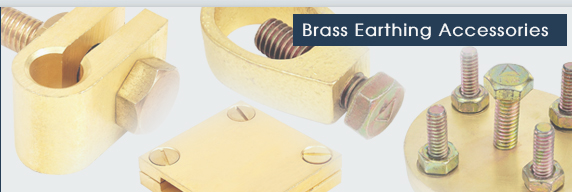 Brass Earthing Accessories - Earth Rod, Coupler, Multi Points, Reducer